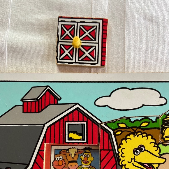 Vintage 1990 Sesame Street Playskool puzzle - Picture 5 of 6